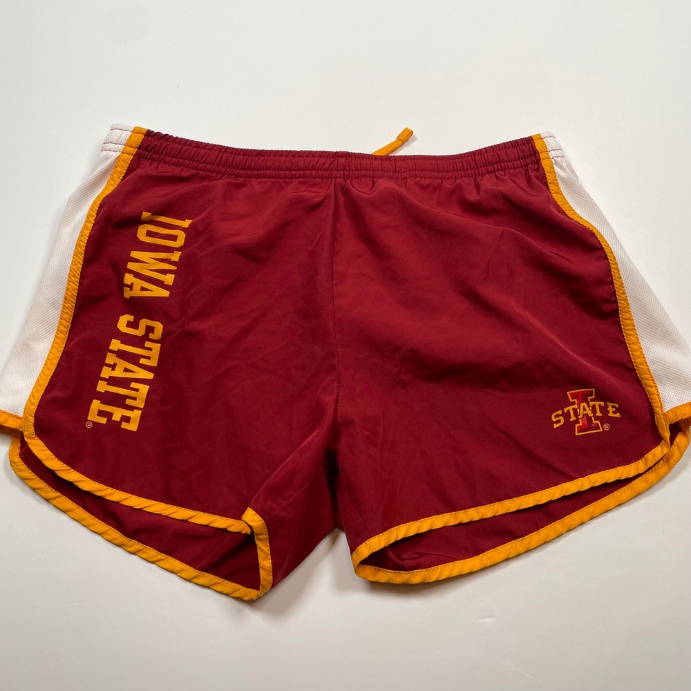 Pro Edge Iowa State Cyclones Womens Running Shorts Red Gold Medium 8/10